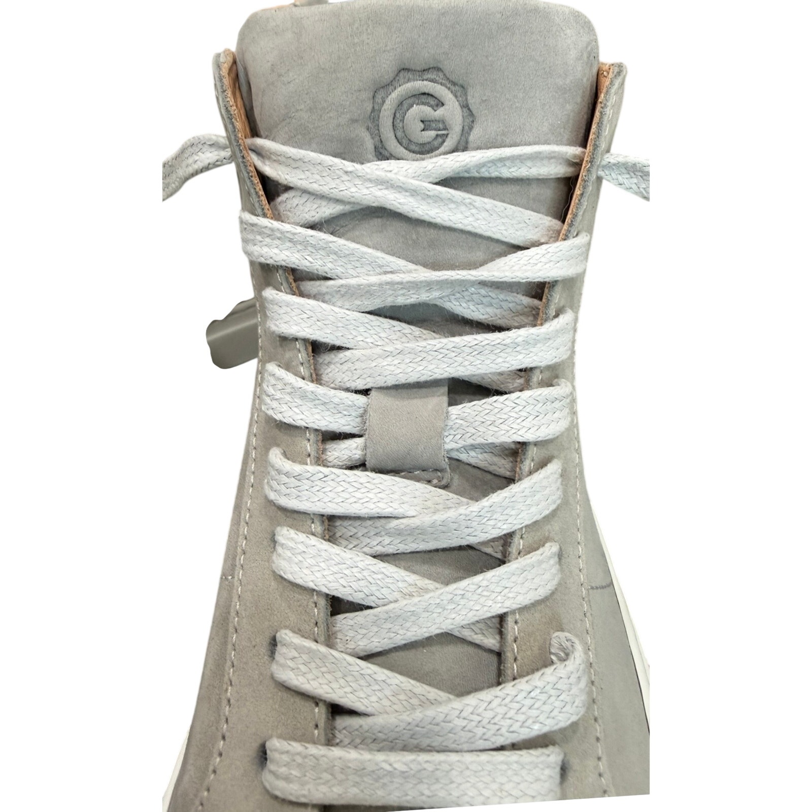 Greats The Royale High Top Ash Nubuck W Supple Grey Suede Upper Sneaker 8.5 Nwob — image 3 of 5